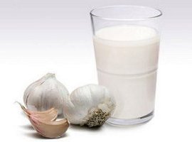 Молочный напиток с чесноком от простатита